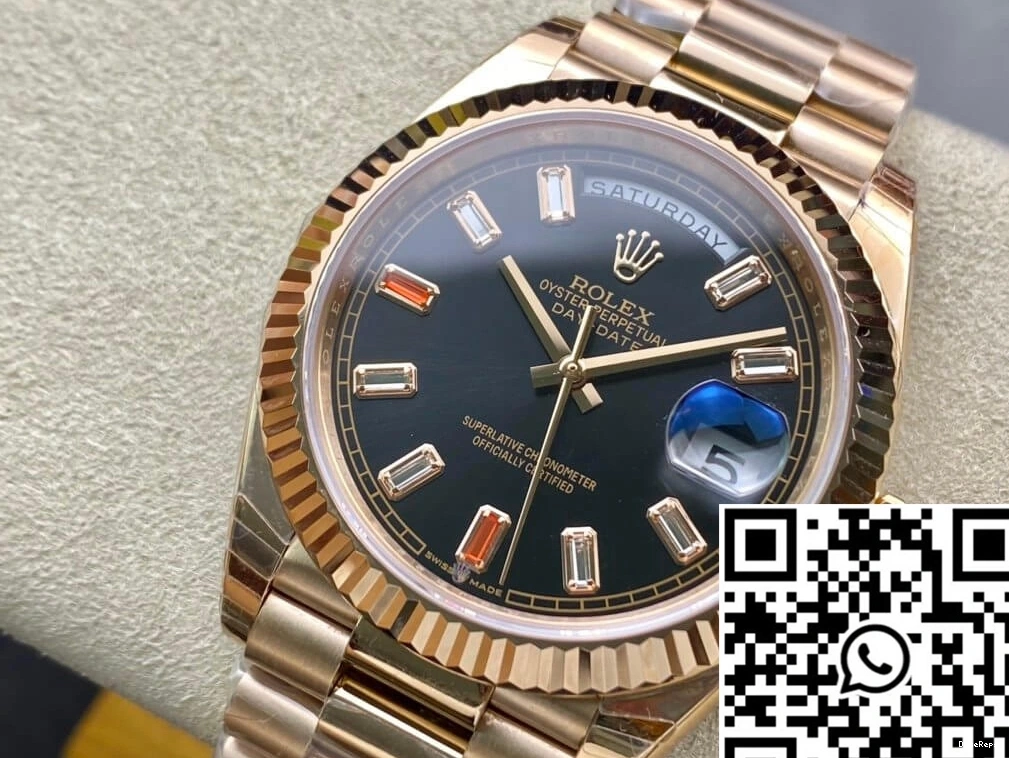 Rolex Date Dial 40MM Black Day Factory EW 0103